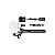 Kit de Iluminação LED Godox Litemons LC30D K1 com Difusor + Suporte de Mesa - Preto - Imagem 1