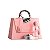 Kit Laverne Perfume Rosa Sense 75ML + Talco Corporal 70GR Sacola Conjunto - Imagem 1