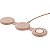 Carregador Sem Fio Satechi Qi2 OntheGo 3 em 1 - ST-QTG31R - Rosa - Imagem 1