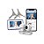 Babá Eletrônica Hubble Nursery PAL Deluxe Twin HCTNPDL2 5" FHD Wi-Fi - Branco - Imagem 1