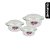 Tijelas de Vidro Opal com Tampa de Vidro Transparente 3 Peças - Imagem 3