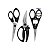 Kit de Tesouras de Cozinha Cuisinart SH-3BC Luxo Multiuso e Aves Ultra Afiadas Preto - 3 Peças - Imagem 1