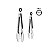 Kit Pegador de Cozinha Cuisinart CTG-00-2TNGC Aço Inoxidável com Trava 18/23CM - 2 Peças - Imagem 1