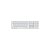 Teclado Sem Fio Apple Magic Keyboard com Touch ID e Teclado Numérico A3119 MXK73LL Inglês com Bluetooth - Branco - Imagem 1