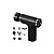 Massageador Muscular Megastar FMA14 com 9 Cabeças Recarregável - Preto - Imagem 1