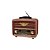 Rádio Portátil Megastar RX939BT a Pilha - Rosa/Marrom - Imagem 1
