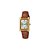 Relógio Casio LTP-1234GLL-7ADF Analógico Feminino - Dourado/Branco/Couro Marrom - Imagem 1