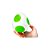 Abajur Paladone Super Mario Ovo Yoshi - Verde/Branco - Imagem 1