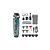 Kit Cortador de Cabelo VGR V-102 6 em 1 Recarregável - Preto/Transparente - Imagem 1