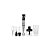 Liquidificador Mixer Onida ON-602 5 em 1 1000 W 220V - Preto/Inox - Imagem 1