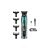 Aparaodor VGR V-961 Barba e Cabelo 4 Pentes/LED - Imagem 1