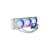 Cooler Water Gamdias Aura GL360 LCD Ips 4" Argb G* 360MM Branco - Imagem 1