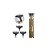 Cortador de Cabelo HTC AT-178 Recarr. Gold Dourado - Imagem 1