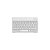 Teclado para Tablet Bluetooth Universal - Branco - Imagem 1