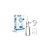 Irrigador Bucal Waterpik Portátil WP-450W Branco - Imagem 1