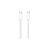 Cabo USB-C Apple A2795 MW493AM 1 Metro Branco - Imagem 1