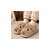 Pantufa Huachun Feminino de Capivara Bege 36 Ao 41 - Imagem 1