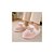 Pantufa Buselu Feminina Peluda Rosa com Laço 36 ao 41 - Imagem 1