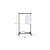 Cabideiro Sapateira Danny Home de Metal Preto 48x160cm - Imagem 1