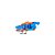 Caminhão de Brinquedo Mattel Hot Wheels City Ultimate T-Rex Transporter HNG50 - Imagem 1