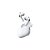 Fone de ouvido Apple Airpods Pro 3 MFHP4LL/A sem fio com estojo de carregamento Megasafe USB-C - Imagem 1