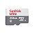 Cartão MicroSD de 256GB Sandisk Ultra SDSQUNR-256G-GN6TA de 100MB/s - Cinza/Vermelho - Imagem 1