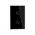 Interruptor de Parede Inteligente Smart Zemismart Zigbee ZN-U02U com 2 Botões - Preto - Imagem 1