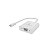 Cabo Adaptador Xtech XTC551 USB-C Para VGA - Branco - Imagem 1