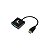 Cabo Adaptador HDMI XTC-363 HDMI Macho para VGA Fêmea - Preto - Imagem 1