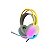Fone de Ouvido Gamer Sem Fio Satellite GH-554 Microfone/3.5MM/RGB - Cinza - Imagem 1