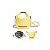 Mochila urbana K&F KF13-168V4 5L Amarela - Imagem 1