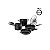Jogo de Panelas Antiaderentes Cuisinart N51C-12BK Smartnest Preto 12 Peças - Imagem 1