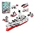 Blocos De Montar Navio 6 Em 1 Com 1000 Peças - Imagem 1