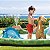 Piscina Dinossauros Infláveis Com Difusor E Bolas Intex 410l - Imagem 2