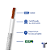 Cabo de cobre isolado em silicone com fibra de vidro 1x0,5mm² 300º 750V - Imagem 3
