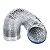 Duto Aluminizado Flexivel 100, 150 e 200mm - 2,5 metro - Imagem 1