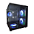 Gabinete Gamer Com 4 Fans Preto RGB GB1796 - Hayom - Imagem 3