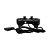 Controle Com Fio Dualshock 2 Preto PS2 KP-GM014 - Knup - Imagem 5