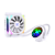Water Cooler Breezy Fan Branco 120MM - Fortrek - Imagem 1