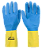 Luva de Látex Neoprene Bicolor Slim CA - 37900 - Imagem 1