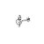Piercing Trinity Duplo Brilhoso - Imagem 1