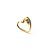 Heart Orelha Dourado - Imagem 1