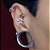 Piercing de Orelha Flor Brilhantes - Imagem 2