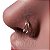 Piercing Argola Nariz Prata Aba Dupla - Imagem 3