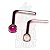 Piercing Pedra Opala Nariz - Imagem 1