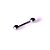 Mini Barbell Prateado - Imagem 1
