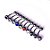 Barbell Curvo Bolinha Strass - Imagem 1