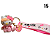 Chaveiro Luxo Sanrio Personagens Emborrachado - Imagem 13