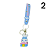 Chaveiro Luxo Sanrio Personagens Emborrachado - Imagem 2