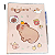 Caderno Capa Plástica com Caneta - Capivara - Imagem 1